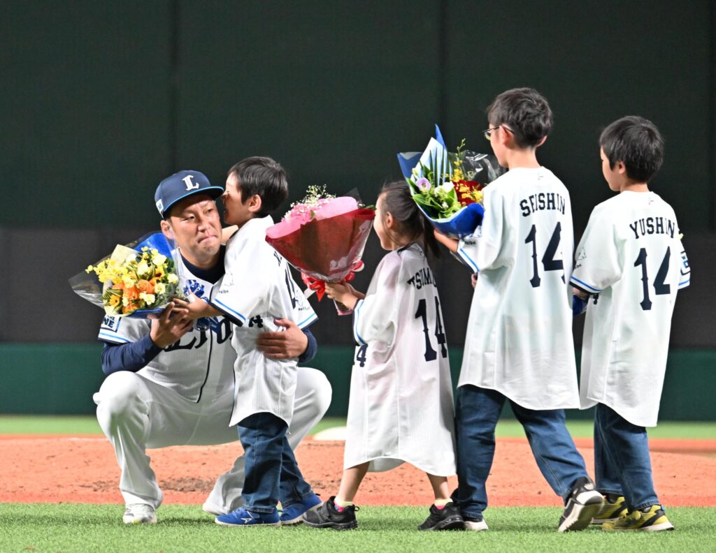 増田達至の子供は何人？2024年の引退セレモニーで「4人」が確定