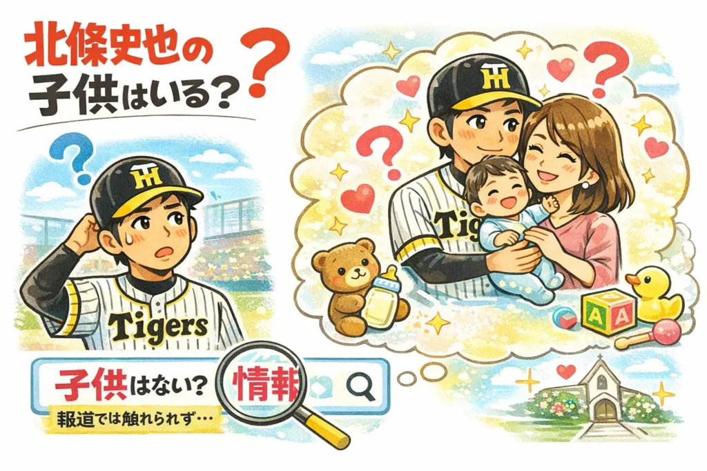 北條史也の子供はいる？