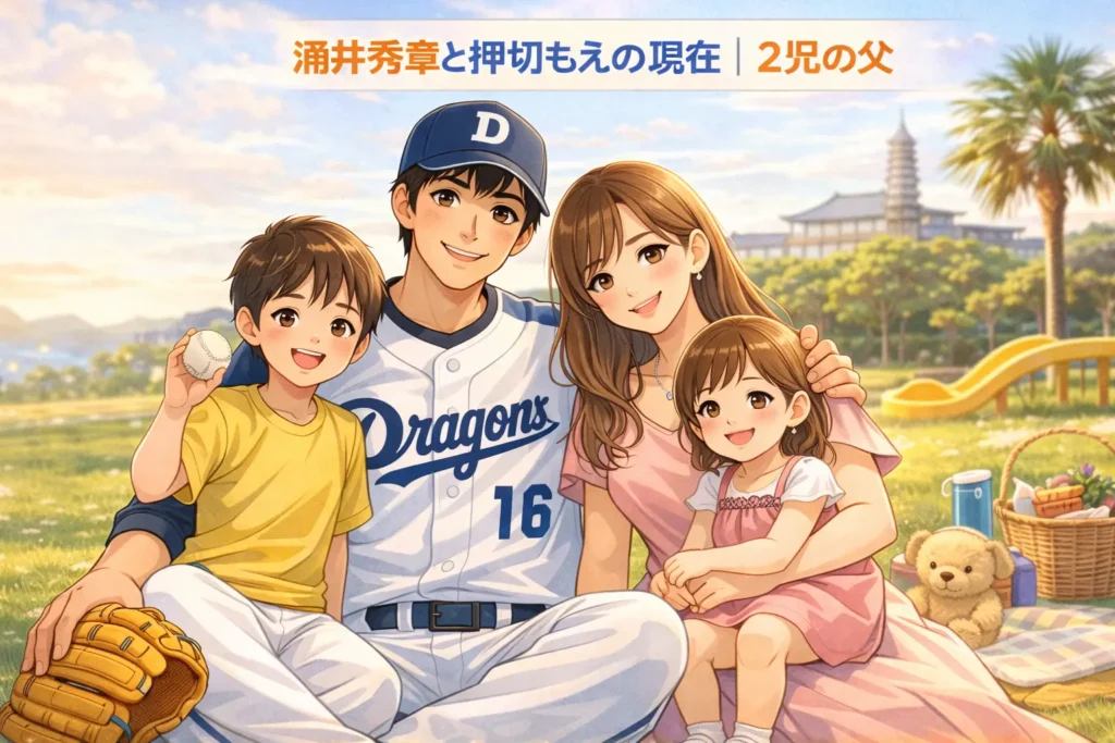 涌井秀章と押切もえの現在｜2児の父になって変わった家族時間