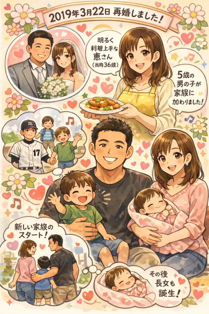 関本賢太郎の再婚相手の恵さん