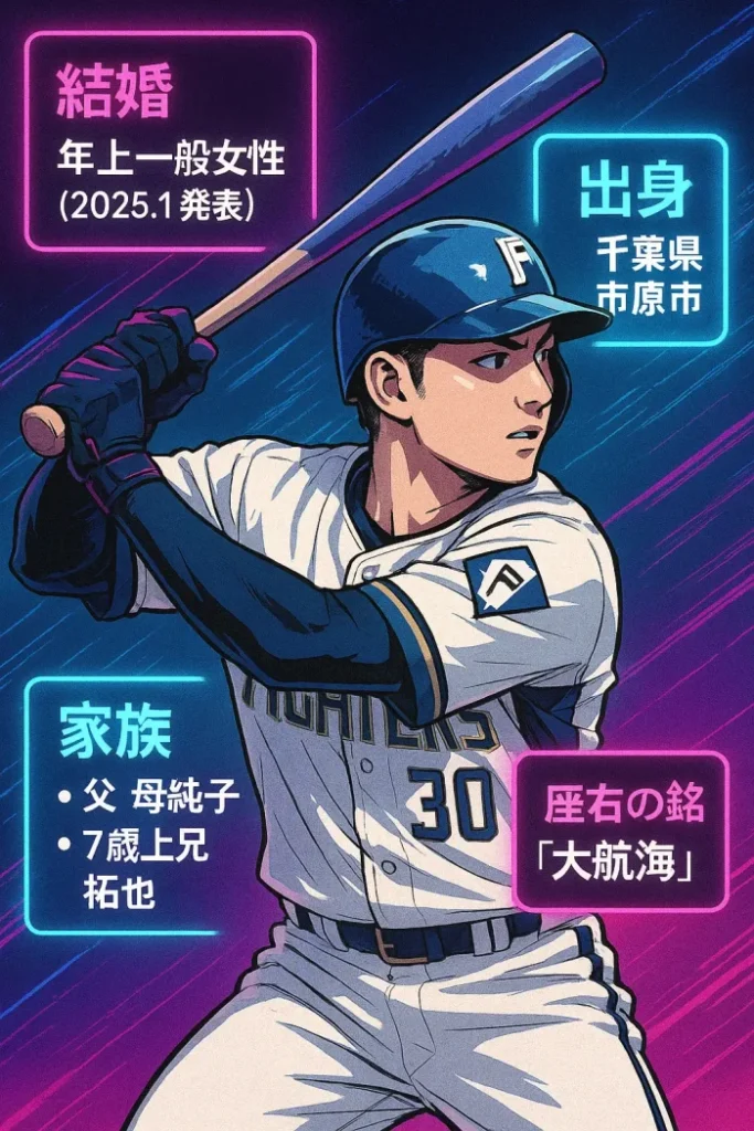 郡司裕也の彼女は？結婚してる？年上の奥さん（嫁）と子供、実家・家族（父・兄弟）まで